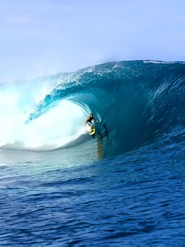 Teahupoo spot: the wave