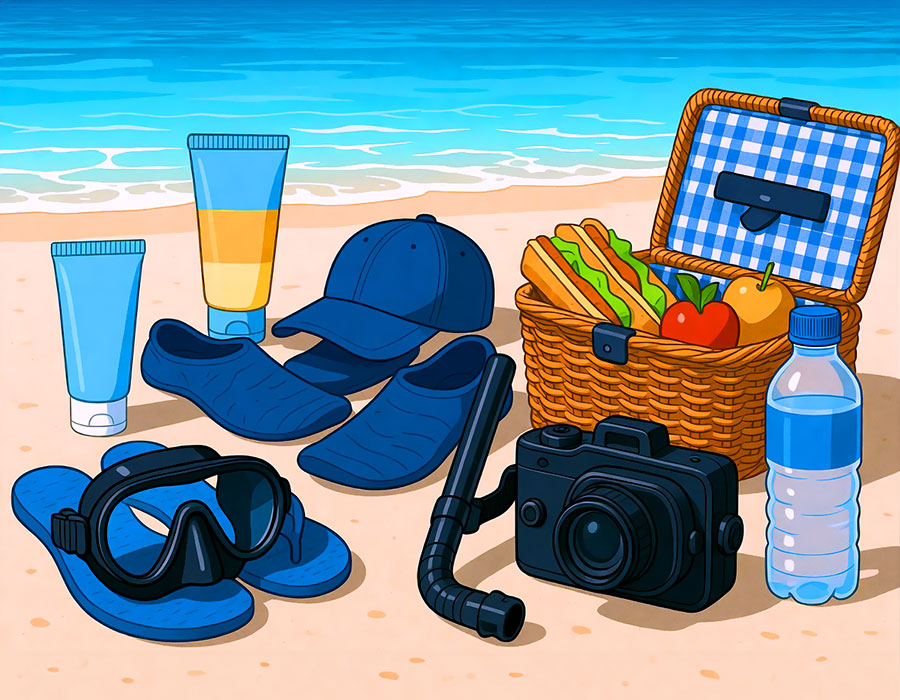 Equipment to bring for the excursion