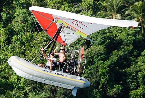 Ultra Léger Motorisé Hydro à Tahiti